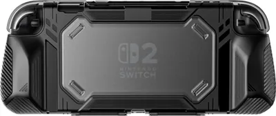 Immagine prodotto di Resistente custodia protettiva nera per Nintendo Switch 2