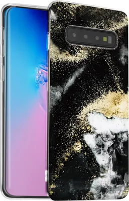 Produktbild von Hülle für Samsung Galaxy S10 Plus Schutzhülle Marmor Motiv Handy Case Silikon Slim Cover