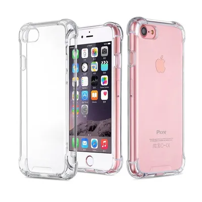 Image de Housse pour iPhone 7 - Housse antichoc transparente pour téléphone portable, résistante aux rayures, ultra fine Phonillico®