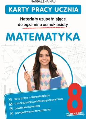 Productafbeelding van Matematyka. Karty pracy ucznia. Materiały uzupełniające do egzaminu ósmoklasisty
