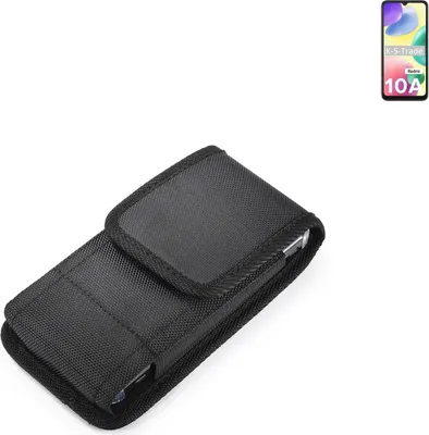 Produktbild von Holster Gürteltasche kompatibel mit Xiaomi Redmi 10A Holster Gürtel Tasche wasserabweisend Handy Hülle Schutz Hülle Outdoor schwarz K-S-Trade