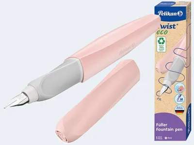 Produktbild von Pelikan Füller eco Twist rose M für Rechts&Linkshänder