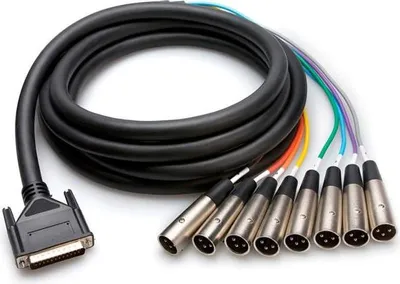Produktbild von Hosa DTM-803 Multicore Kabel 8-fach XLR-M DB25 3m