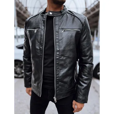 Produktbild von Herren Lederjacke, schwarz, Größe XL