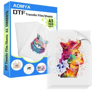 Image de Film de transfert DTF, format A3, 100 feuilles, pour imprimantes à sublimation