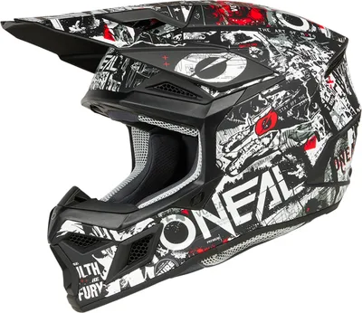 Produktbild von ONEAL 3SRS ATTACK V.25 MX-Helm schwarz-weiss S