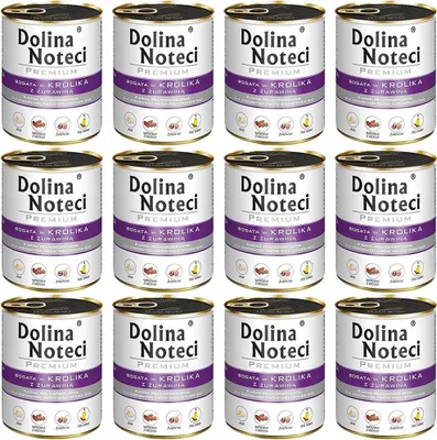 Obrázok produktu pre Dolina Noteci 5902921300052, Dospelý, Akékoľvek plemeno, Hovädzie mäso, Brusnica, Bravčové, Zajac, 800 g