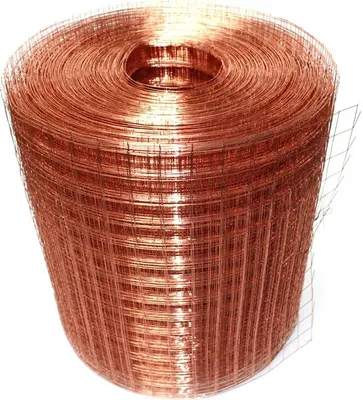 Produktbild von 100m Drahtgitter Drahtnetz Maschendraht Zaun Drahtrolle B:35cm verkupfert