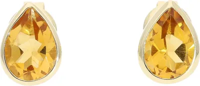 Produktbild von Citrin Ohrstecker 585 Gold JL10-06-3900 Damen Tropfenform