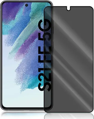 Produktbild von Anti Spy Panzer Folie für Samsung Galaxy S21 FE Privacy Displayschutzfolie Sichtschutz Glasfolie Schutzglas