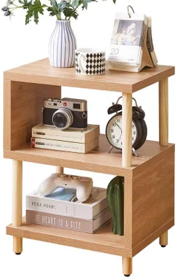 Produktbild von Famanu Beistelltisch mit 3 Ebenen - Industrie-Design