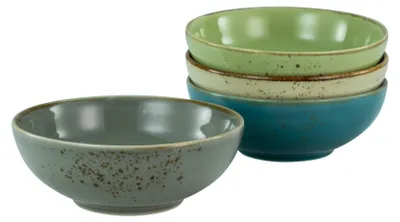 Produktbild von CreaTable, 23420, Nature Collection Bunt, Smoothie Bowl 4-tlg, Steinzeug