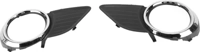 Image de 1 paire de cache-grille de phares antibrouillard de pare-chocs avant avec cadre chromé 5212708020, hydrofuge, look élégant pour XL30 2011 à 2017