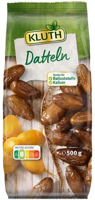 Image de Kluth Dattes dénoyautées riches en potassium Qualité Premium 500g