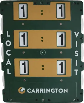 Produktbild von Carrington - Tennis Spielstandsanzeige - 60 x 46 cm - schwarz/orange (Heim-Gast)