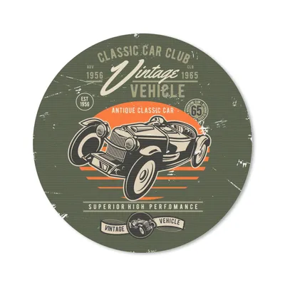 Produktbild von MuchoWow® Mauspad Mousepad Oldtimer - Oldtimer - Auto 20x20 cm - Mousepads - Maus Mat - Pad - Mausunterlage - Schreibtischmatte
