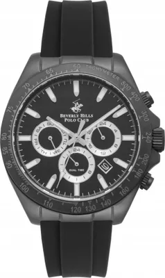 Produktbild von Herrenuhr BEVERLY HILLS BP3010X.651 in Schwarz, Fashion-Uhr als Geschenk.