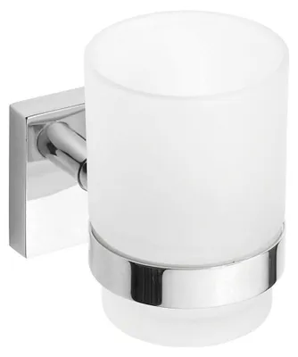 Produktbild von Sapho X-SQUARE Glas, Milchglas, Chrom