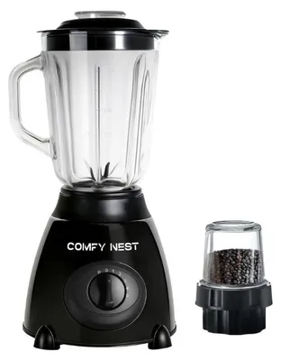 Produktbild von Comfy Nest CN-BLG15BLK: 800 W 2-in-1-Glasmixer und