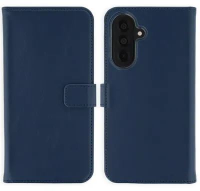 Produktbild von Selencia Echtleder Klapphülle Samsung Galaxy A37 (5G) - Dunkelblau, KI-generiertes Bild