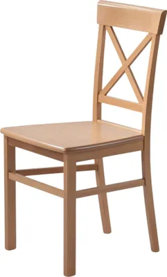 Produktbild von Küchenstuhl (2er-Set) Dela aus Massivholz 44 x 51 x 93 Esszimmerstuhl massiv Buche lackiert 12153