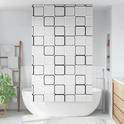Productafbeelding van Maison Exclusive - Douchegordijn, 140x240 cm, stofbreedte 136 cm