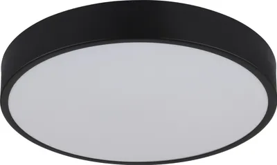 Immagine prodotto di Plafoniera LED, metallo, nero, interruttore CCT, P 33,2 cm
