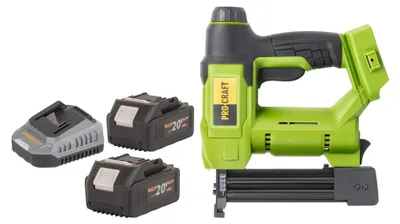 Produktbild von Procraft PEH20 Akku Tacker 20 V 15 - 32 mm + 2x Akku 4,0 Ah + Ladegerät