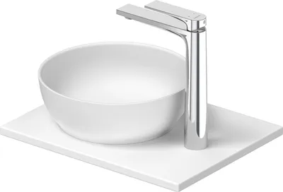 Image de Set de lavabos Duravit Sivida rond avec console 410x330x123mm, 2680223200