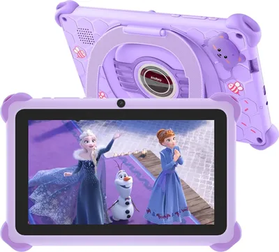 Produktbild von zcobro Kinder Tablet 7 Zoll, Kinder Fall, Android 2GB RAM + 32GB ROM 256GB erweiterbar, Wi-Fi, Bluetooth, Typ-C, Kindersicherung, Kinder Quad Core,