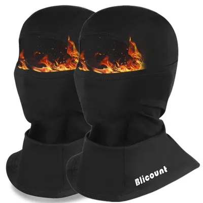 Immagine prodotto di Scaldacollo invernale, passamontagna antivento, caldo, per sci, ciclismo, traspirante, colore nero, unisex