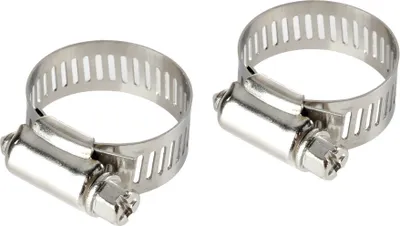 Image de Lampa, ensemble de 2 colliers de serrage en acier inoxydable, diamètre 12 mm, pour tubes de 13 à 23 mm