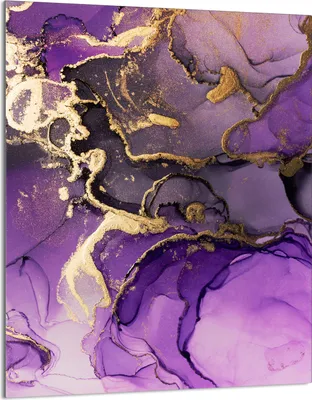 Produktbild von Herdabdeckplatte 40x52 Glaskeramikkochfeld Abdeckung Spritzschutz Glasplatte Deko Schneidebrett, Marmor Violett