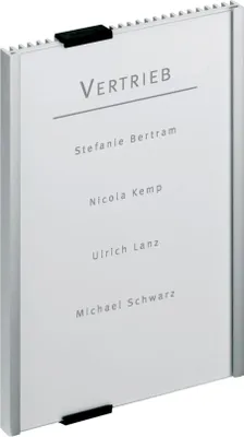Obrázok produktu pre DURABLE Türschild A4 Info Sign 210x297mm metallic silber