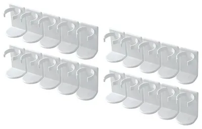 Immagine prodotto di Scaffale per spezie, montaggio a parete, spazio di stoccaggio personalizzabile, 4 set