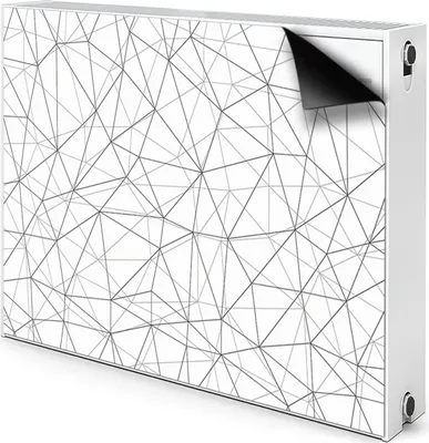 Obrázok produktu pre Magnetický kryt na radiátor Kryt na radiátor 80x60 cm - geometrický, línie