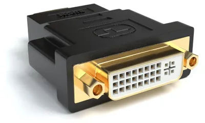 Produktbild von DVI-I (24+5) zu HDMI Adapter | DVI Buchse auf HDMI Stecker | Kontakte VerGoldet