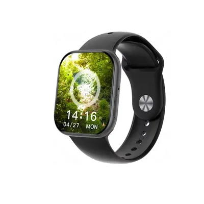 Produktbild von Sportarmband schwarz für Apple Watch 42mm / 44mm / 45mm / 49mm Armband für Apple Watch Series 1 2 3 4 5 6 7 8 9 10 SE Ultra Größe: S/M