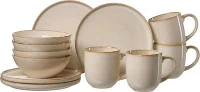 Produktbild von Ritzenhoff & Breker Frühstücksservice OLIVIA 12-teilig aus Steingut