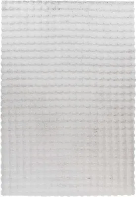 Produktbild von Lalee Teppich HARMONY 120x170cm Silber, maschinell gewebt, Florhöhe ca. 35mm, fußbodenheizungsgeeignet