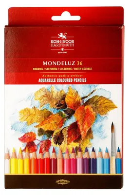 Produktbild von Aquarell- Künstlerfarbstifte  36er Pack im Pappetui