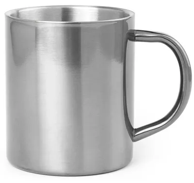 Produktbild von Luxusbecher/Kaffeebecher - Silbermetallic - 280 ml - Edelstahl