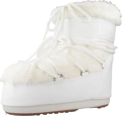 Produktbild von MOON BOOT Icon Low Faux Fur Winter Stiefel weiss EU 39-41