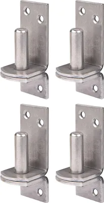 Produktbild von Alberts 845988 Kloben auf Platte, in den Ausführungen mit DI oder DII-Haken, Edelstahl, Dornmaß Ø13 mm, Platte 100 x 35 mm, 4er Set