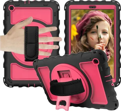 Immagine prodotto di Custodia protettiva per Samsung Galaxy Tab A 8.0" 2019 Supporto girevole Rosa