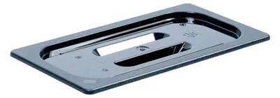 Immagine prodotto di Coperchio standard GN, in policarbonato, nero, per contenitori GN 1/3