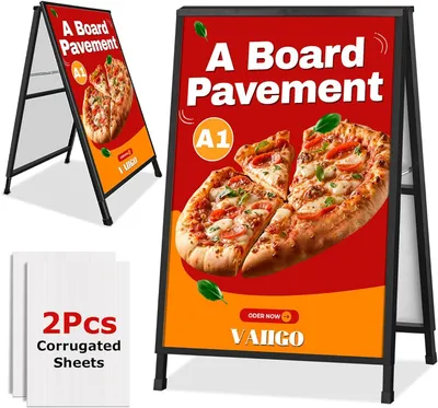 Produktbild von A1-Plakate, Bodenständerschilder, Rahmenplakate