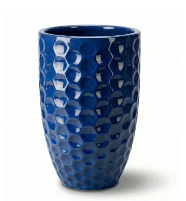 Zdjęcie produktu dla Doniczka ceramiczna Provencelia MEROVEE Azurowy, Ø30 cm x H45 cm, mrozoodporna