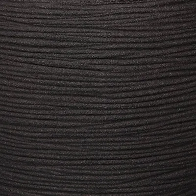 Produktbild von Capi Blumentopf Nature Rib Rund 43x41 cm Schwarz KBLR933