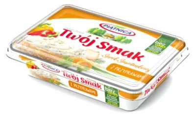 Obrázok produktu pre Piątnica Serek Śmietankowy Twój Smak Zioła 135 g